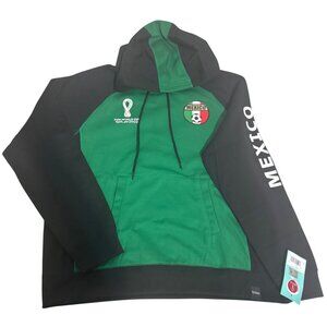 Fifa World Cup Qatar 2022 Official Licensed Mexico Hoodie X-Large Black & Green